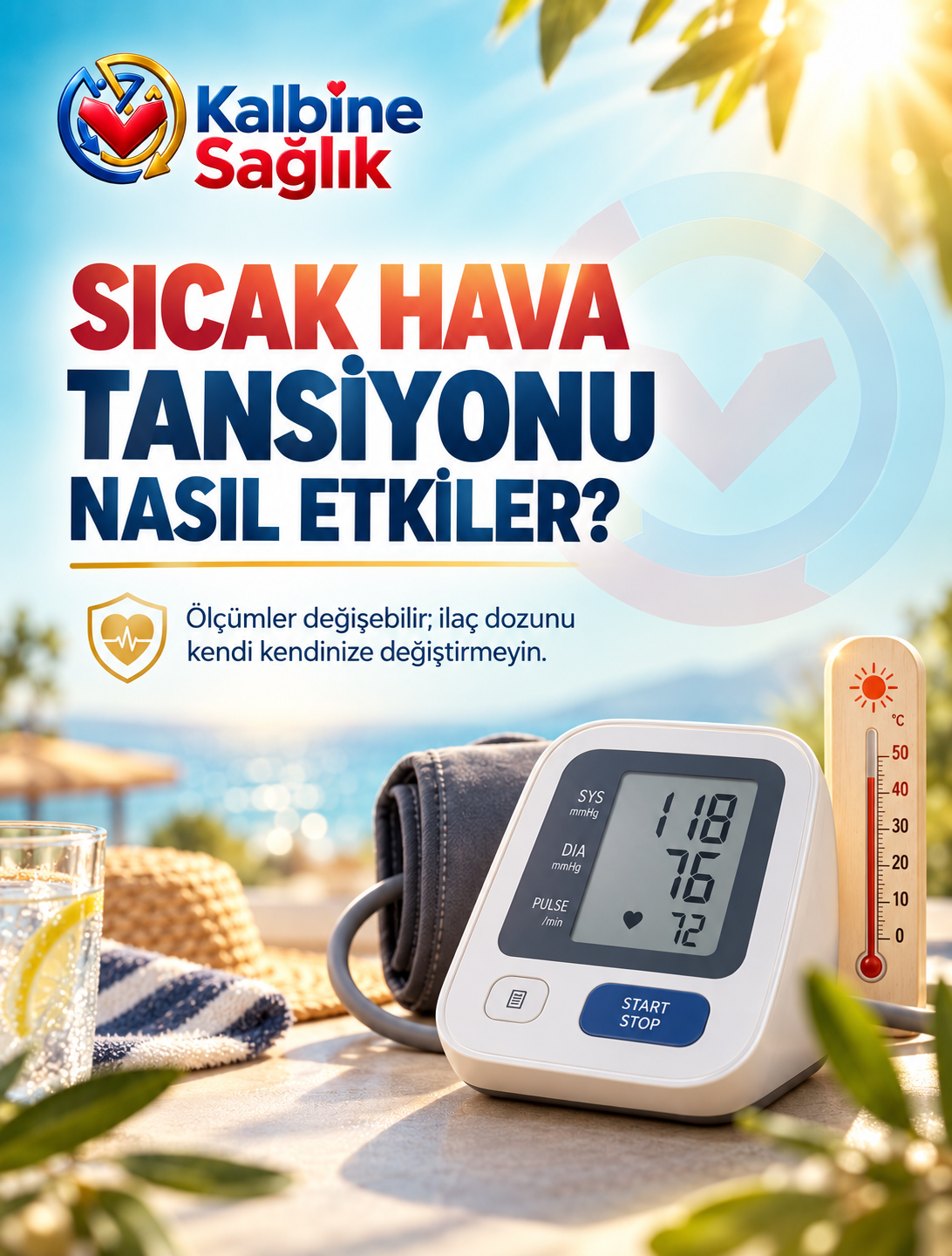 Sıcak hava tansiyonu nasıl etkiler? için tıbbi bilgilendirme görseli